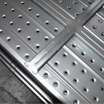 400mm Steel Movable Bridge Scaffolding System Material Steel Walking Plank Steel Plank for Scaffolding