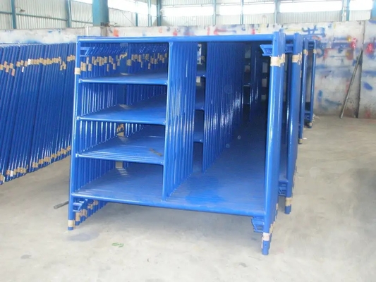 Stability-Enhanced Scaffolding Frame System with Powder Coating
