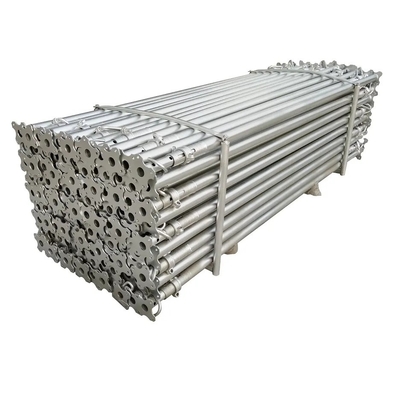 Construction Steel Prop with Silver Coated Surface Treatment adjustable telescopic prop