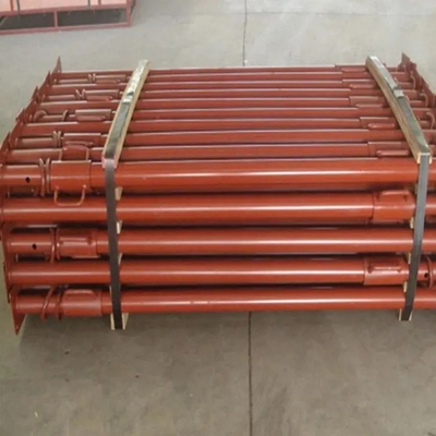 Construction Steel Prop with Silver Coated Surface Treatment adjustable telescopic prop