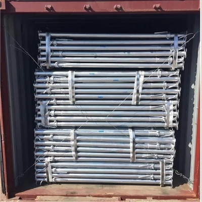 HDG Surface Treatment Adjustable Height Steel Props For Construction