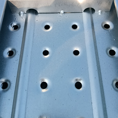 Spray Plastic Steel Staging Plank With Pre Galvanized Surface