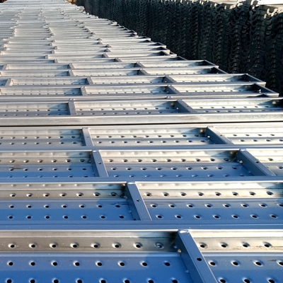 Spray Plastic Steel Staging Plank With Pre Galvanized Surface
