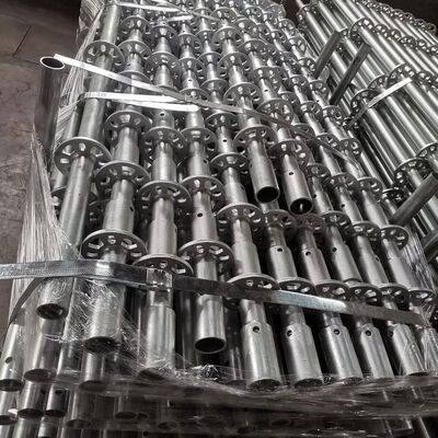 Ringlock System Scaffolding with Hot Dip Galvanized Q355 Steel Construction Scaffold