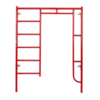 Painted Metal Mason Frame Scaffold with Gravity Lock for Construction