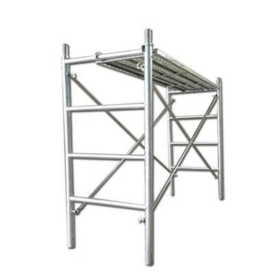 Strength H Type Ladder Frame Scaffold System Easy To Assemble And Disassemble