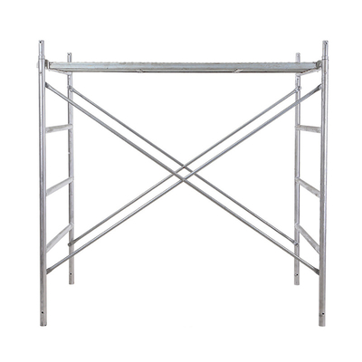 Strength H Type Ladder Frame Scaffold System Easy To Assemble And Disassemble