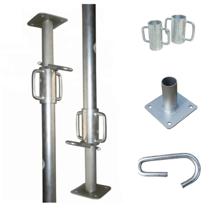 Middle Duty Italian Type Adjustable Jack Post Scaffolding with internal Cup Nut