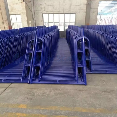 Pre-Galvanized Steel Walk Through Frame Scaffolding for Industrial Construction