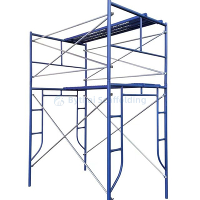 Pre-Galvanized Steel Walk Through Frame Scaffolding for Industrial Construction