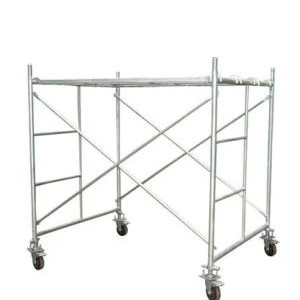 Step Style Blue Pre-Galvanized Q355 Steel Frame Scaffolding Powder Coated and Sturdy