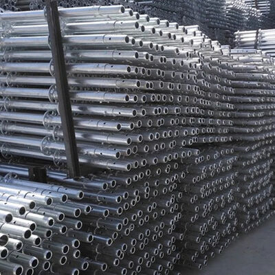 High Strength Hot-dipped Galvanized Q235 Q355 Steel 48mm Ringlock Standard