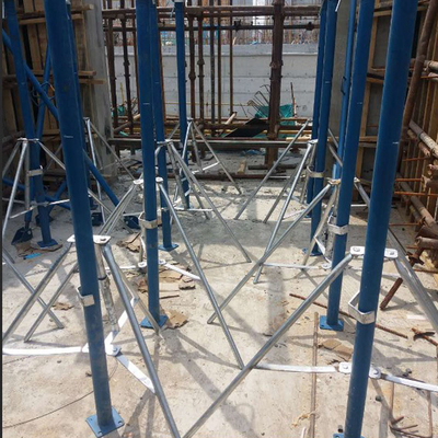 Silver Adjustable Steel Prop Durable and HDG Coated for Industrial Applications