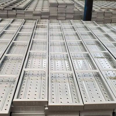 Pre-galvanized Scaffolding Plank Q195 Material Anti-slip Surface Treatment Heavy Duty Durable Construction Platform