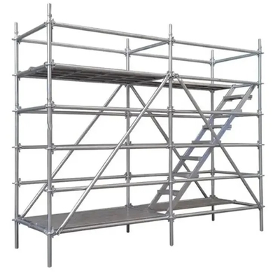 Q235 Steel Frame Scaffolding System With Heavy Duty Load Capacity