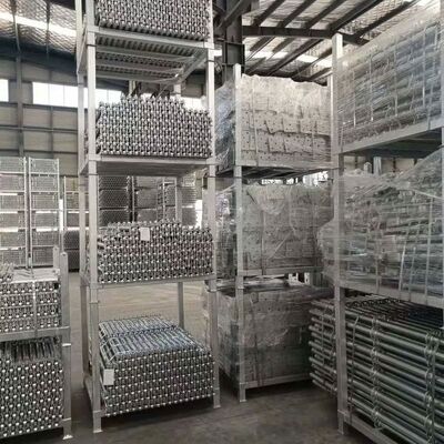 Ringlock System Scaffolding with Hot Dip Galvanized Q355 Steel Construction Scaffold